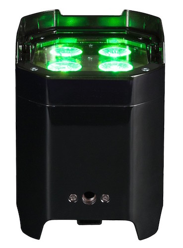 ELEMENT HEXIP Battery Powered Outdoor Rated LED Par with 4x 10-Watt  RGBAW+UV (6-IN-1) LEDs , WiFly EXR wireless DMX